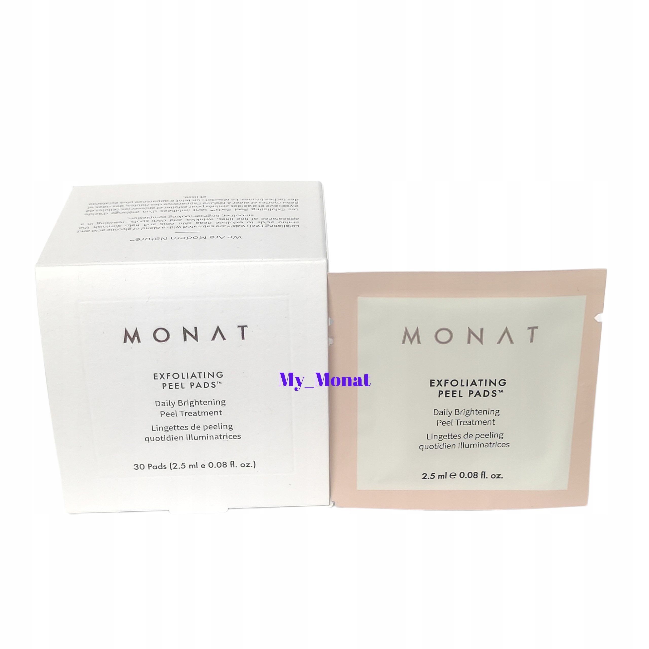 Monat Exfoliační slupovací polštářky