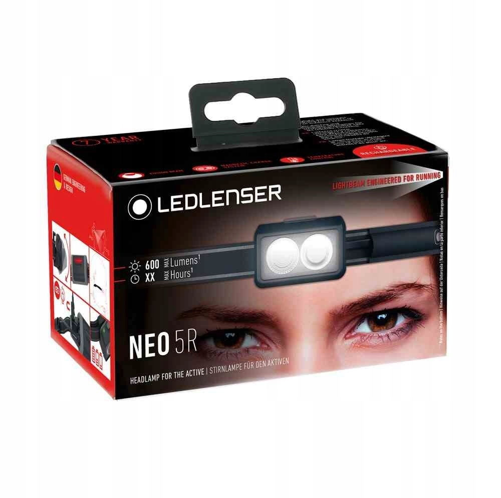 Ledlenser NEO5R, latarka czołowa, 600 lm, Black