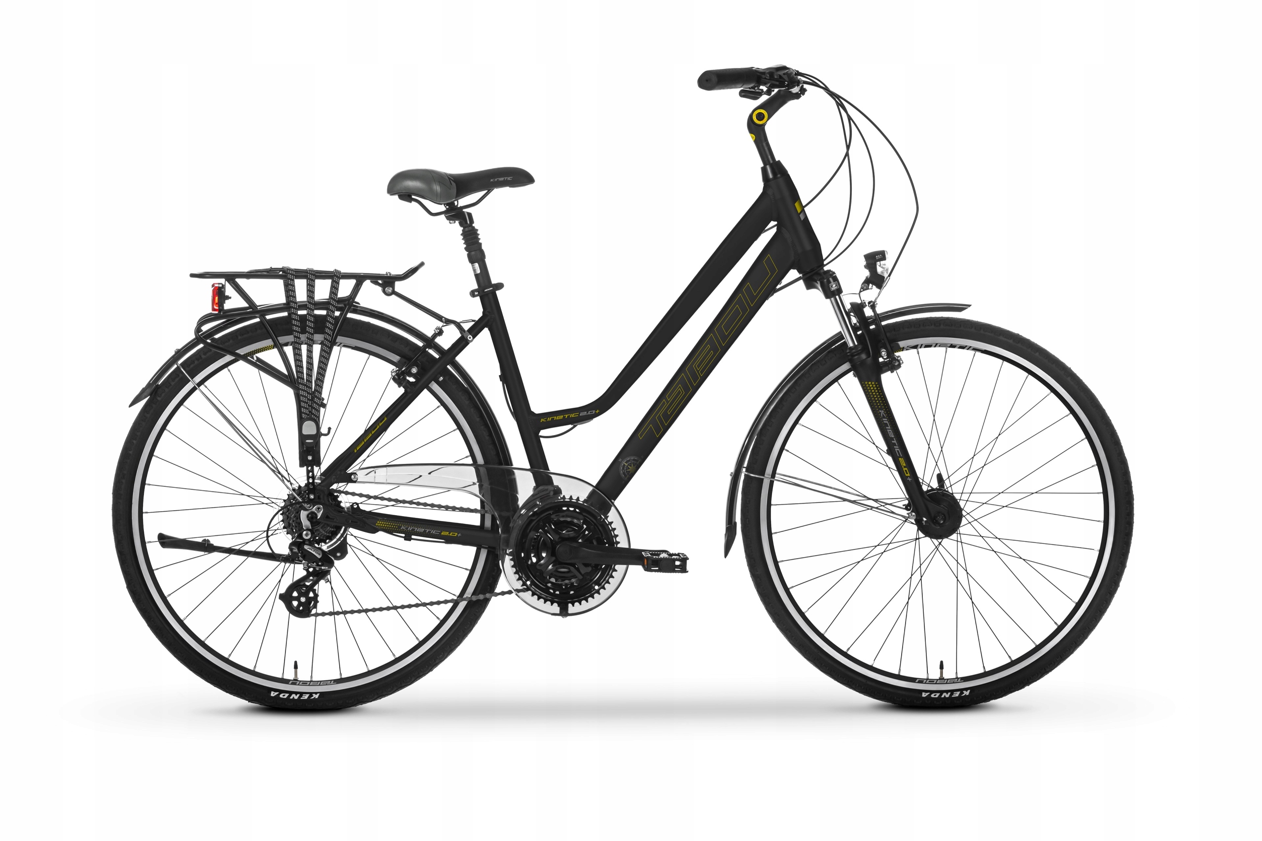 Rower trekkingowy Tabou Kinetic 2.0 Plus rama 17 cali koło 28 " czarny