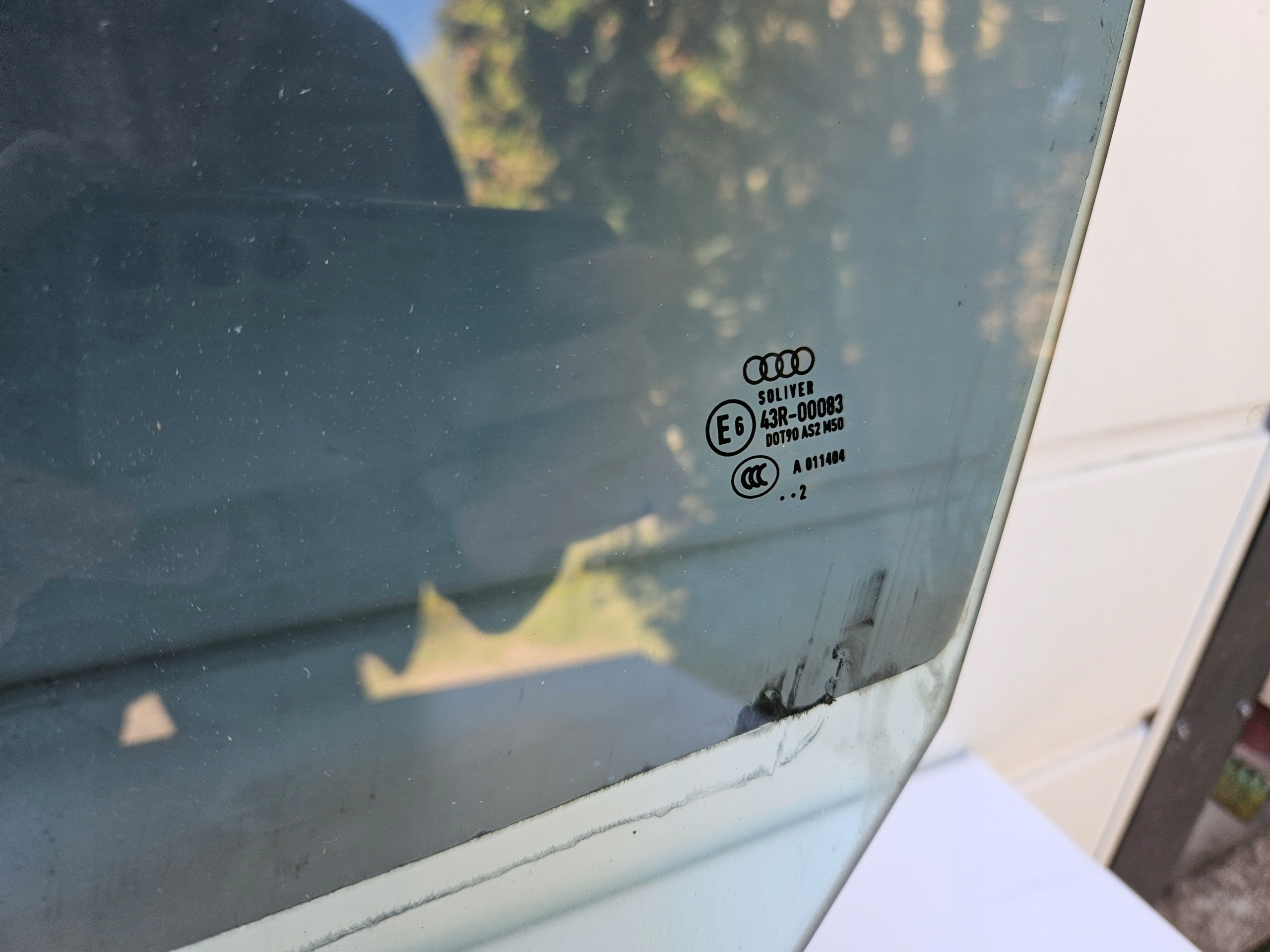 OKNO dvere ľavý predok ľavá predná AUDI A7 4G 2012
