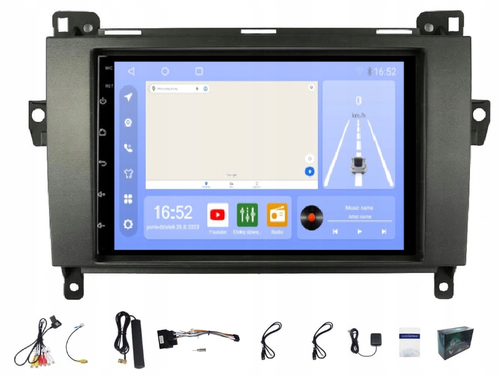 Rádio Android Gps Rds Vw Crafter LT3 2006+ Gps Wifi Usb 8/256GB Modem Sim