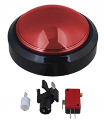

Przycisk Big Push monost. 3A/250V Red, podś. 12V