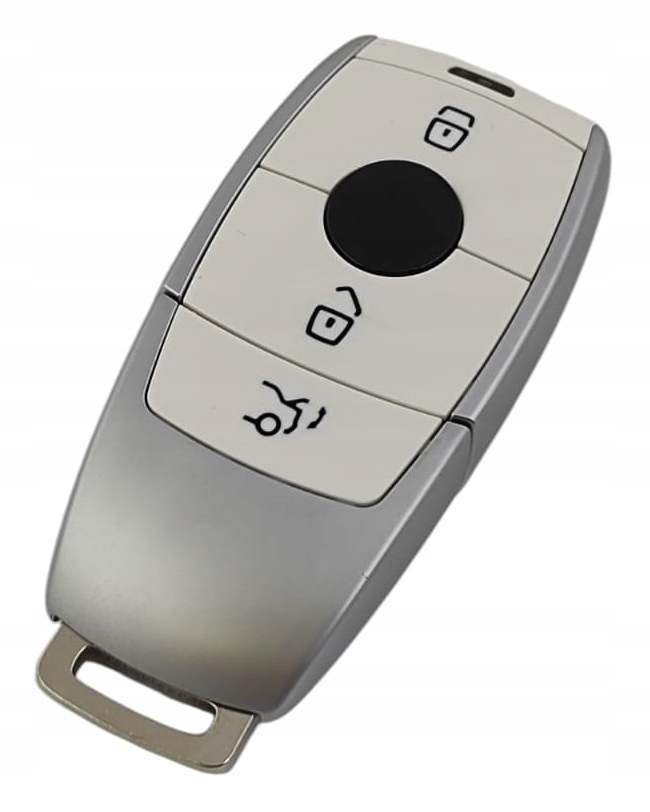 Kryt dálkového ovládání Mercedes Bens E třída C třída S třída HU64 3 tlačítka Bílá