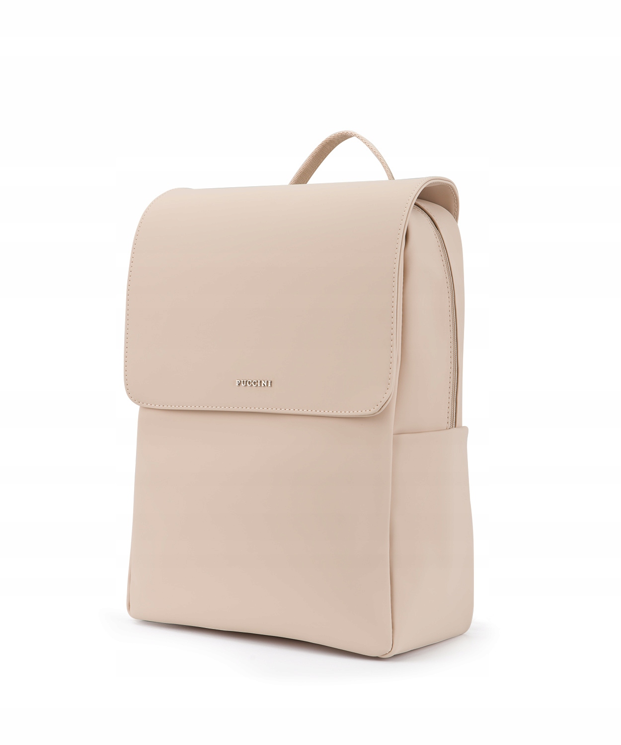 Plecak Damski Miejski do Pracy na Laptopa 14'' Puccini Beżowy PM9021-6A