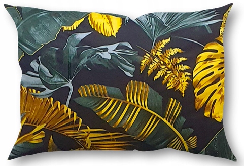POSZEWKA NA PODUSZKĘ 50x60 BAWEŁNA 100% wzór MONSTERA