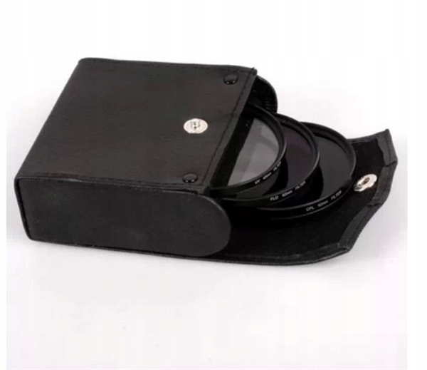 ZESTAW FILTRÓW UV CPL FLD + ETUI FILTR 55 mm Model UV+CPL+FLD+ETUI
