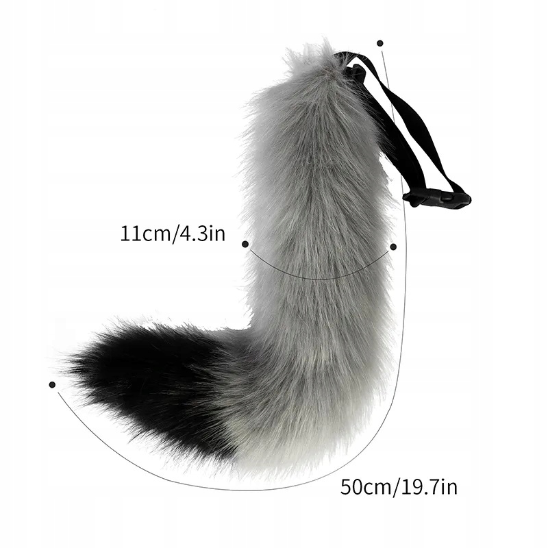 ZESTAW COSPLAY FURRY USZY NA OPASCE + OGON + ŁAPKI MITENKI FUTRZAK Model Zestaw brązowy