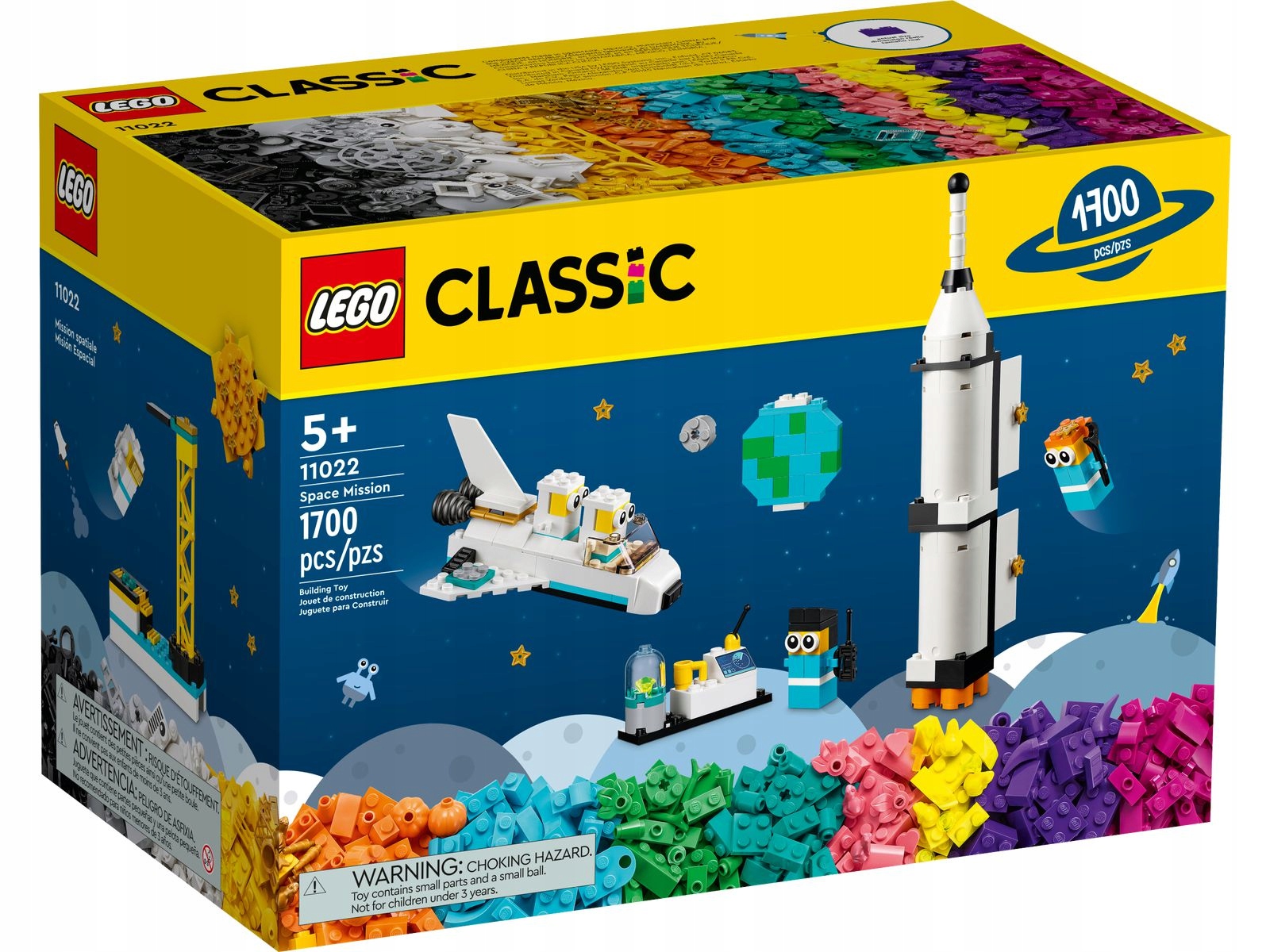 

Lego 11022 Classic Misja kosmiczna Zestaw 1700 szt