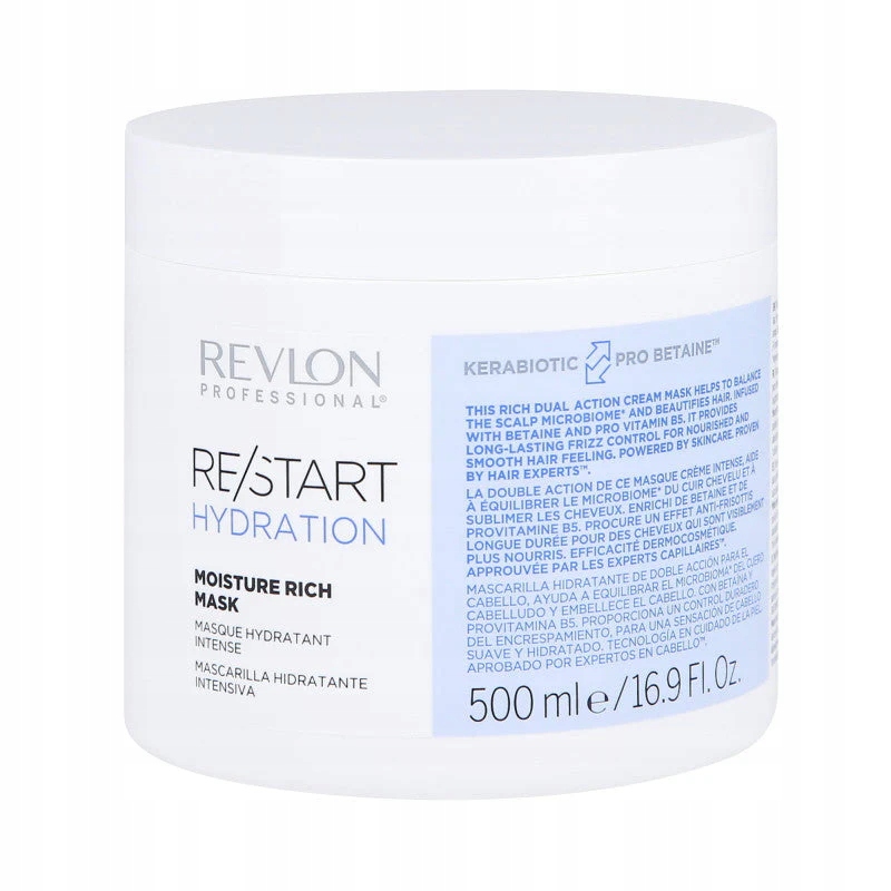 Revlon Re/start Hydration Bohatá maska pro suché vlasy 500 ml