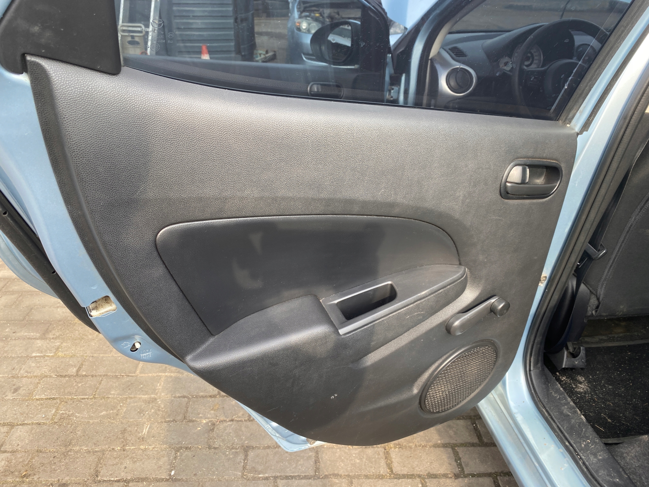 Mazda 2 II 07-15 upholstery left side side left rear rear part