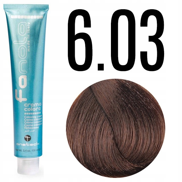 

Fanola Crema Colore 100ml Farba do włosów 6.03
