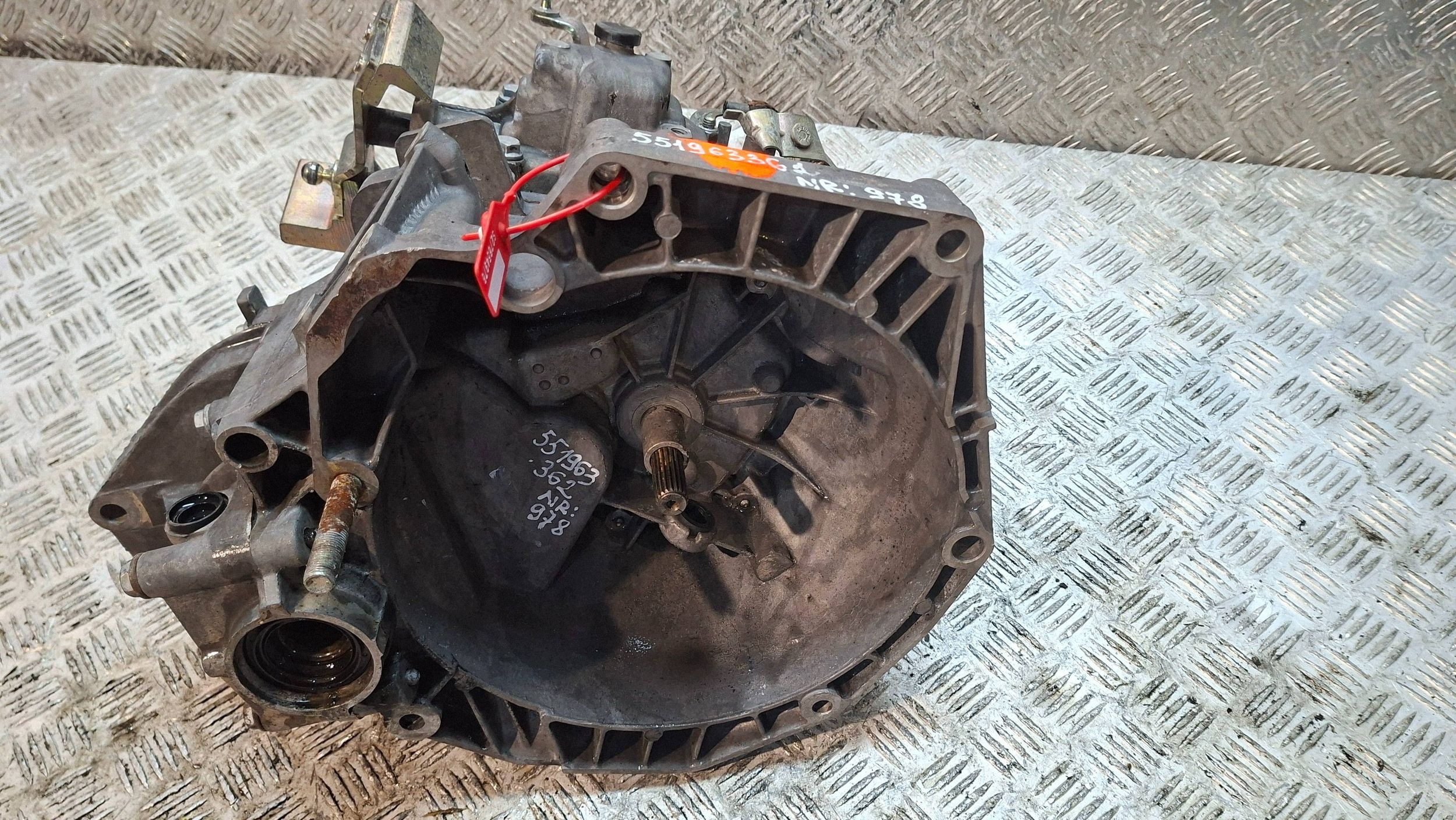 getriebe 551963362 FIAT PANDA II 500 1.3 JTD 2003