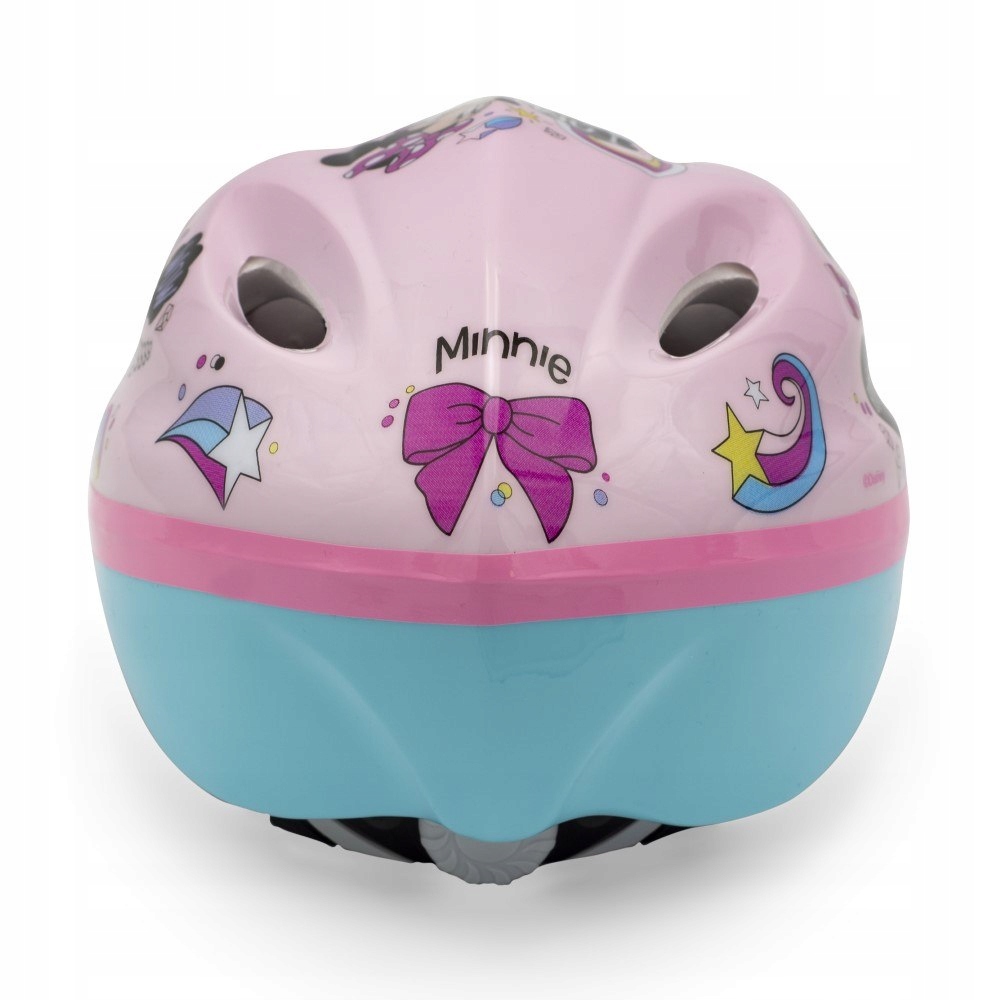 KASK SPORTOWY ROWEROWY REGULOWANY DLA DZIEWCZYNKI MYSZKA MINNIE 52-56 Kolor dominujący różowy