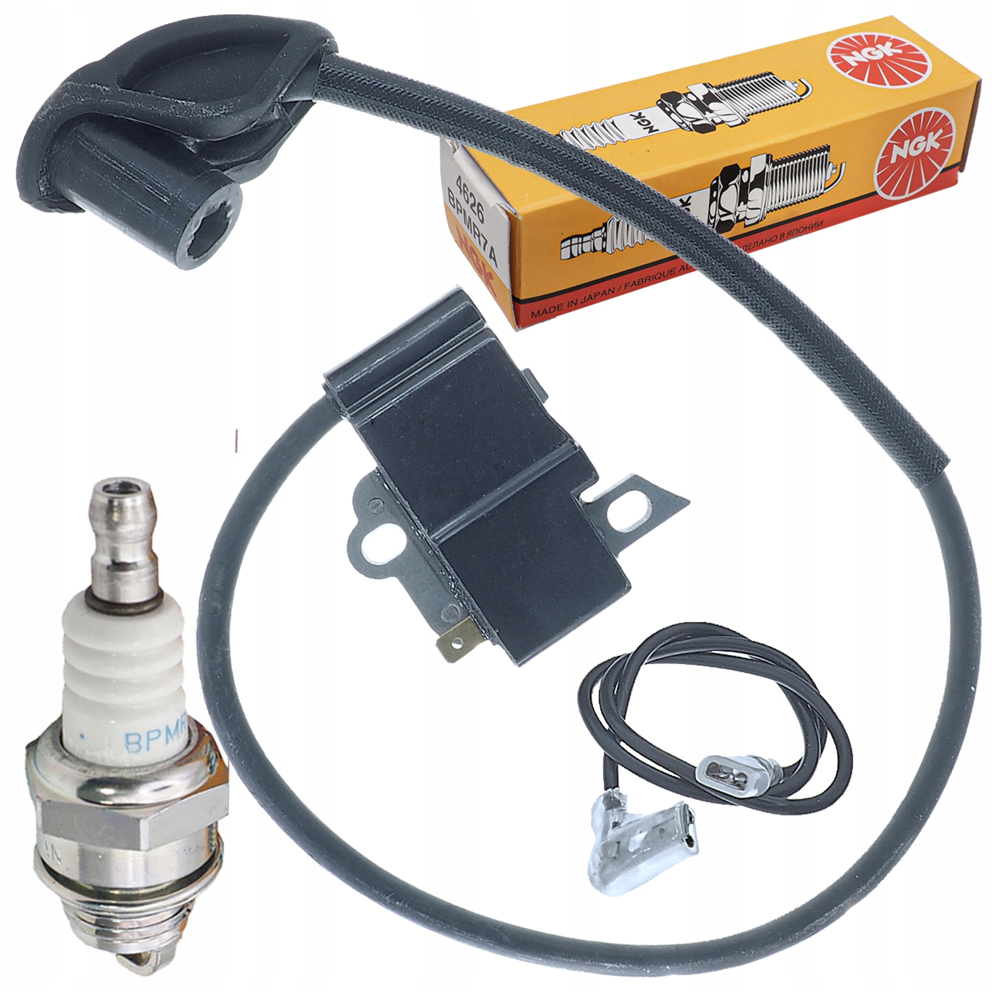 CEWKA + ŚWIECA ZAPŁONOWA DO KOSY SPALINOWEJ STHIL FS120 FS200 FS250 FR450