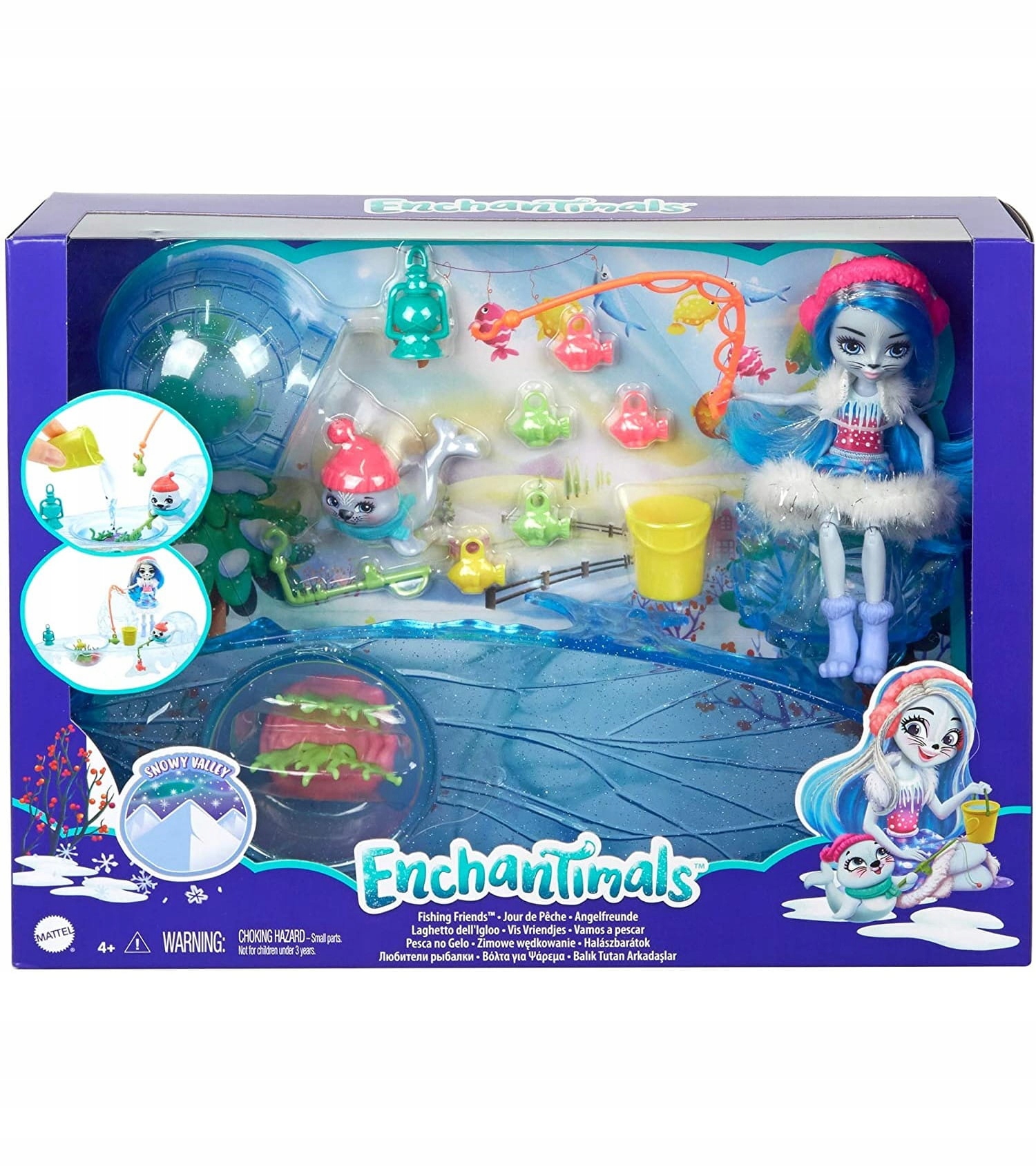 Enchantimals Zimowe wędkowanie Lalka Sashay GJX48