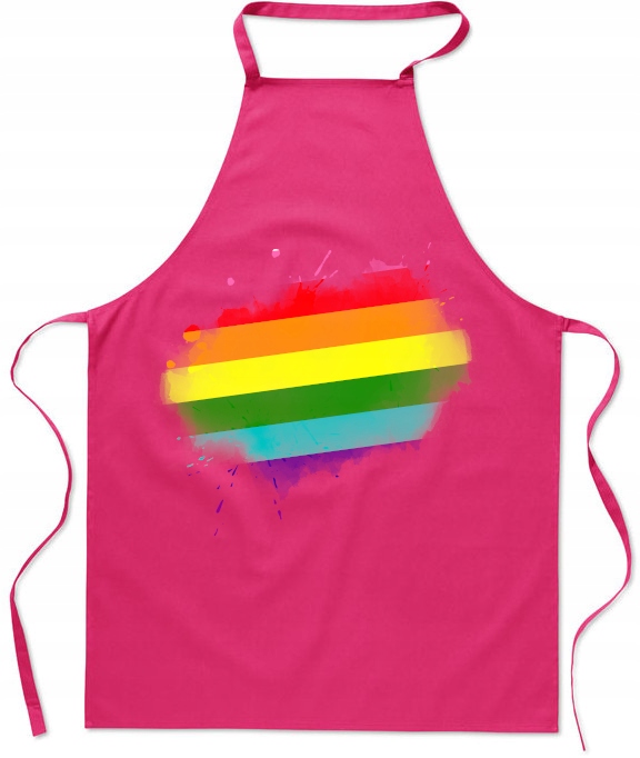 Kuchyňská zástěra Vlajka Lgbt Módní potisk Přehlídka rovnosti Dárek