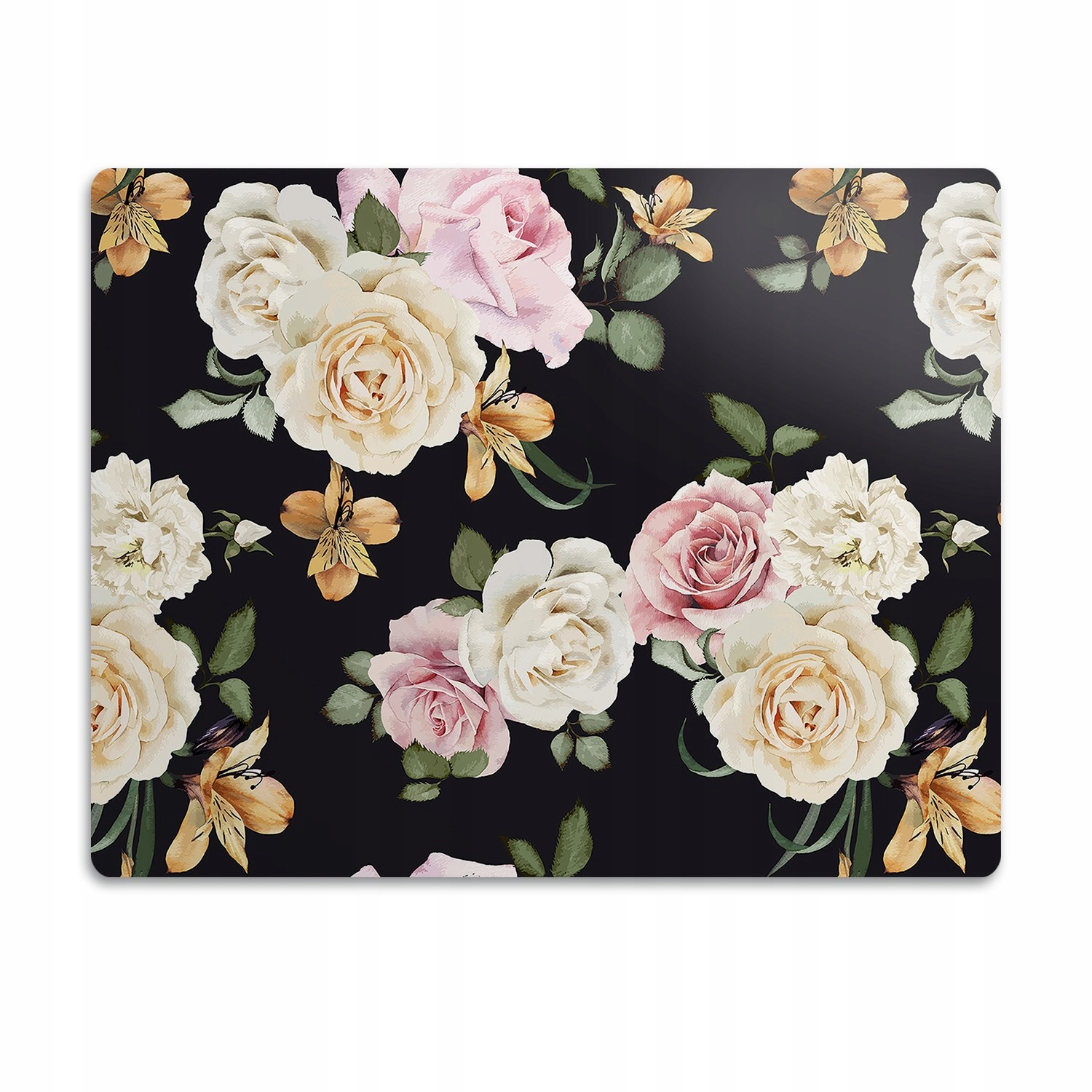 Levně Ochranná podložka pod misky pro psa Růže vintage 90x60