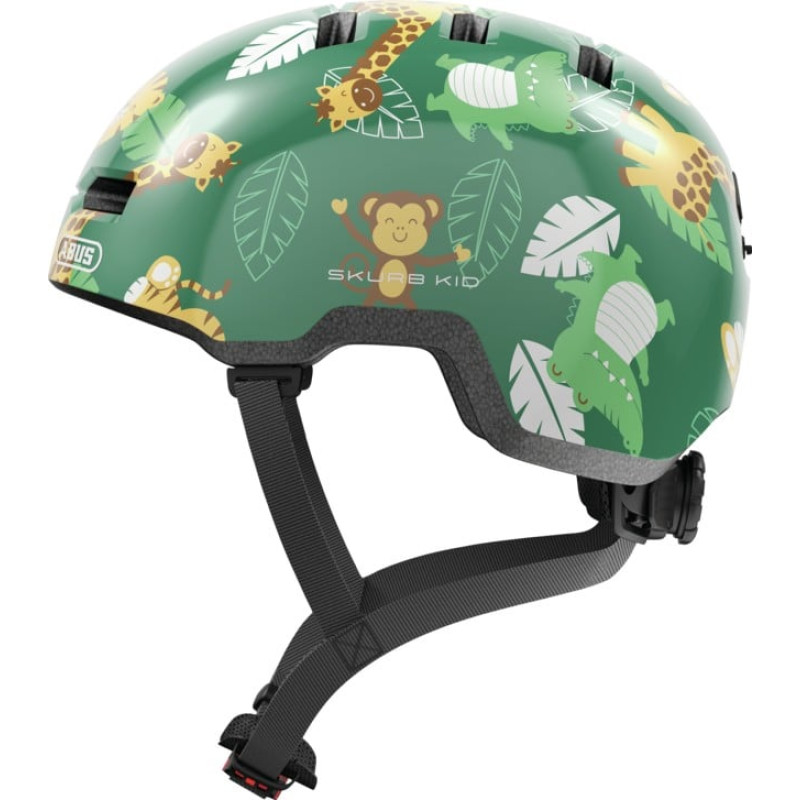 Abus Přilba Skurb Kid dětské na kolo green jungle S (45-50 cm)