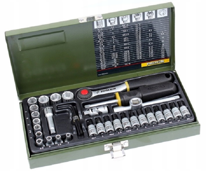 

Zestaw mechaniki precyzyjnej Proxxon PR23080 1/4''