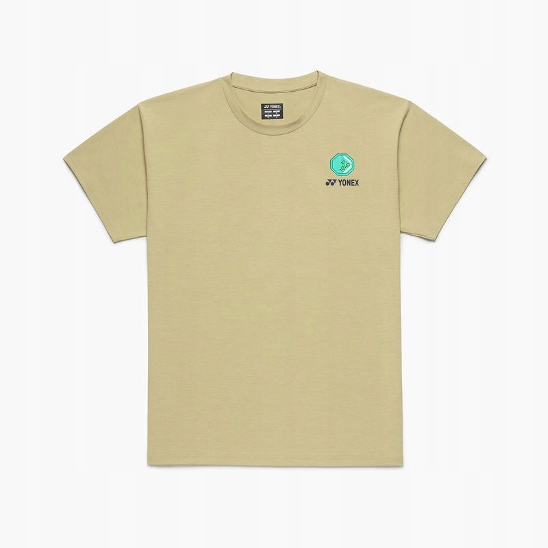 Pánské Tričko Yonex Tričkoshirt 16857EX Men Khaki Beige S
