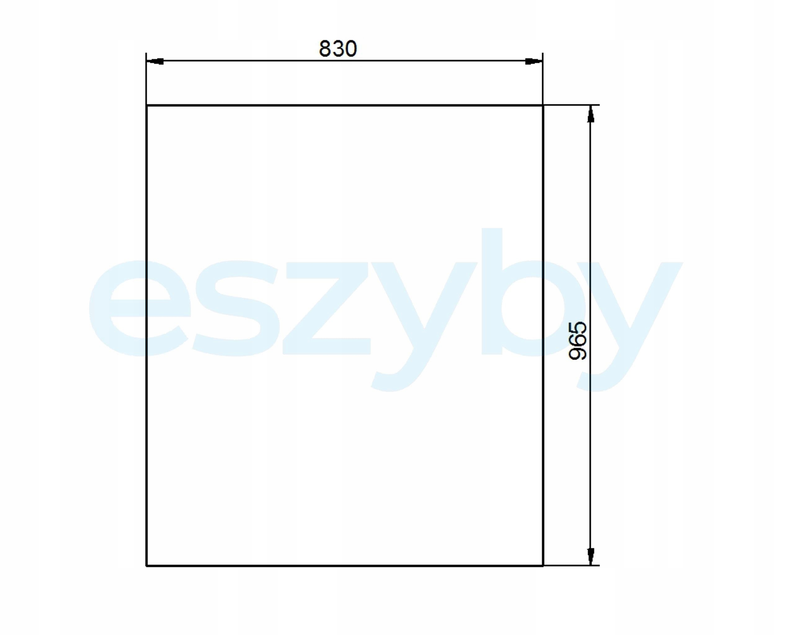 sklo nabíječka Massey Ferguson Bobcat přední