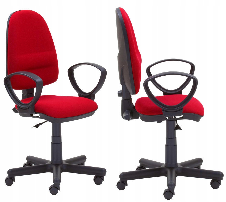 Fotel Biurowy Obrotowy Perfect Czerwony Nowy Styl