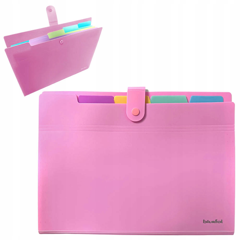

Teczka A4 organizer Pp harmonijkowa 6 przegródek
