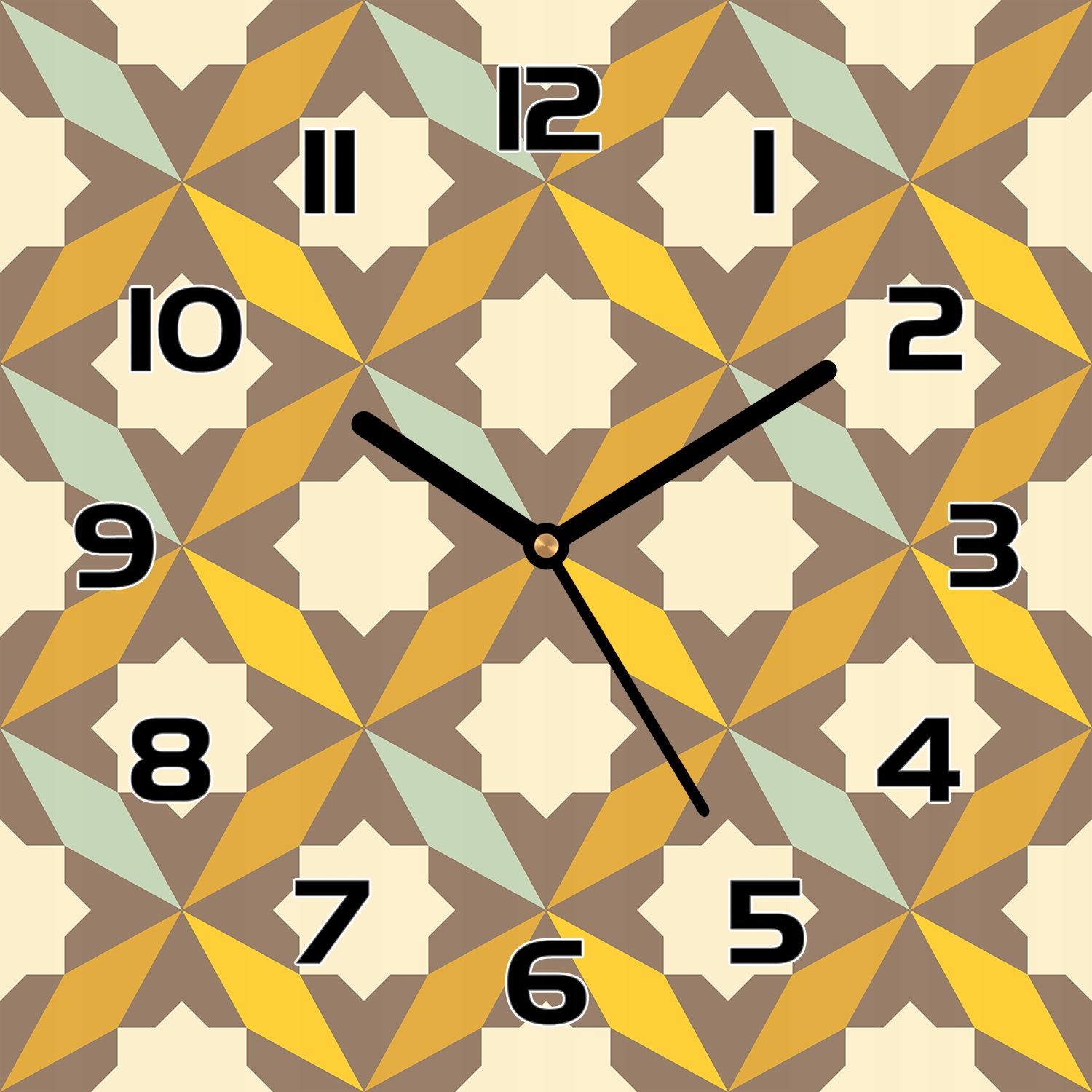 

Zegar szklanyAbstrakcyjny wzór geometryczny 30x30