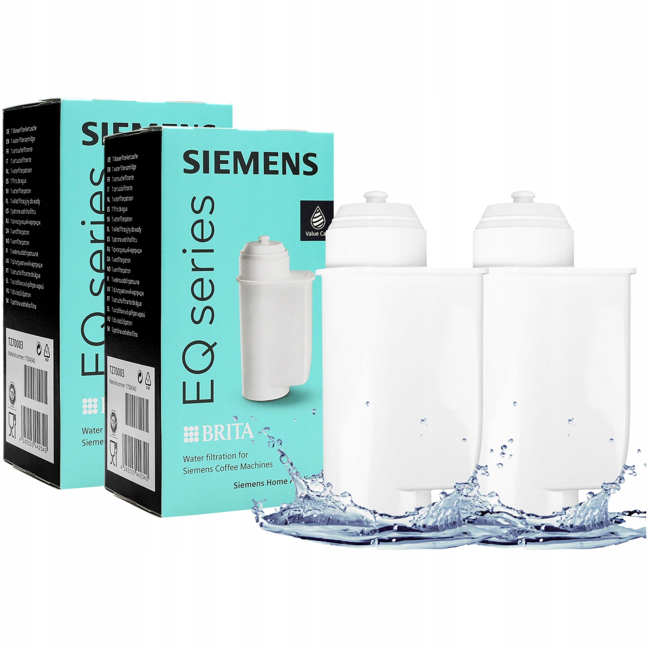 Filtr do wody Siemens Brita Intenza TZ70003 do ekspresu Bosch 2 sztuki