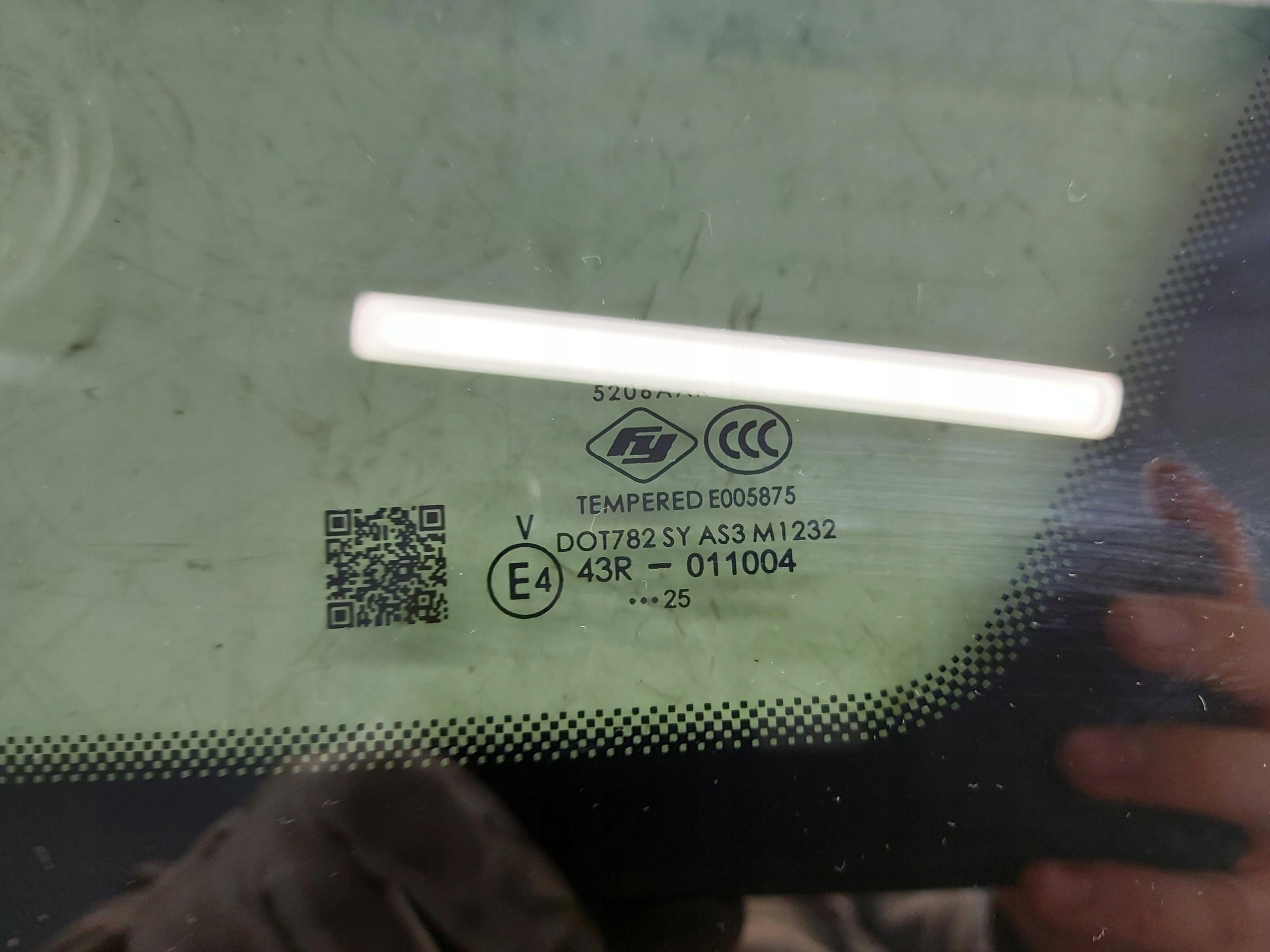 Jaecoo 7 PHEV 2025r window side bodywork right rear part rear oryg