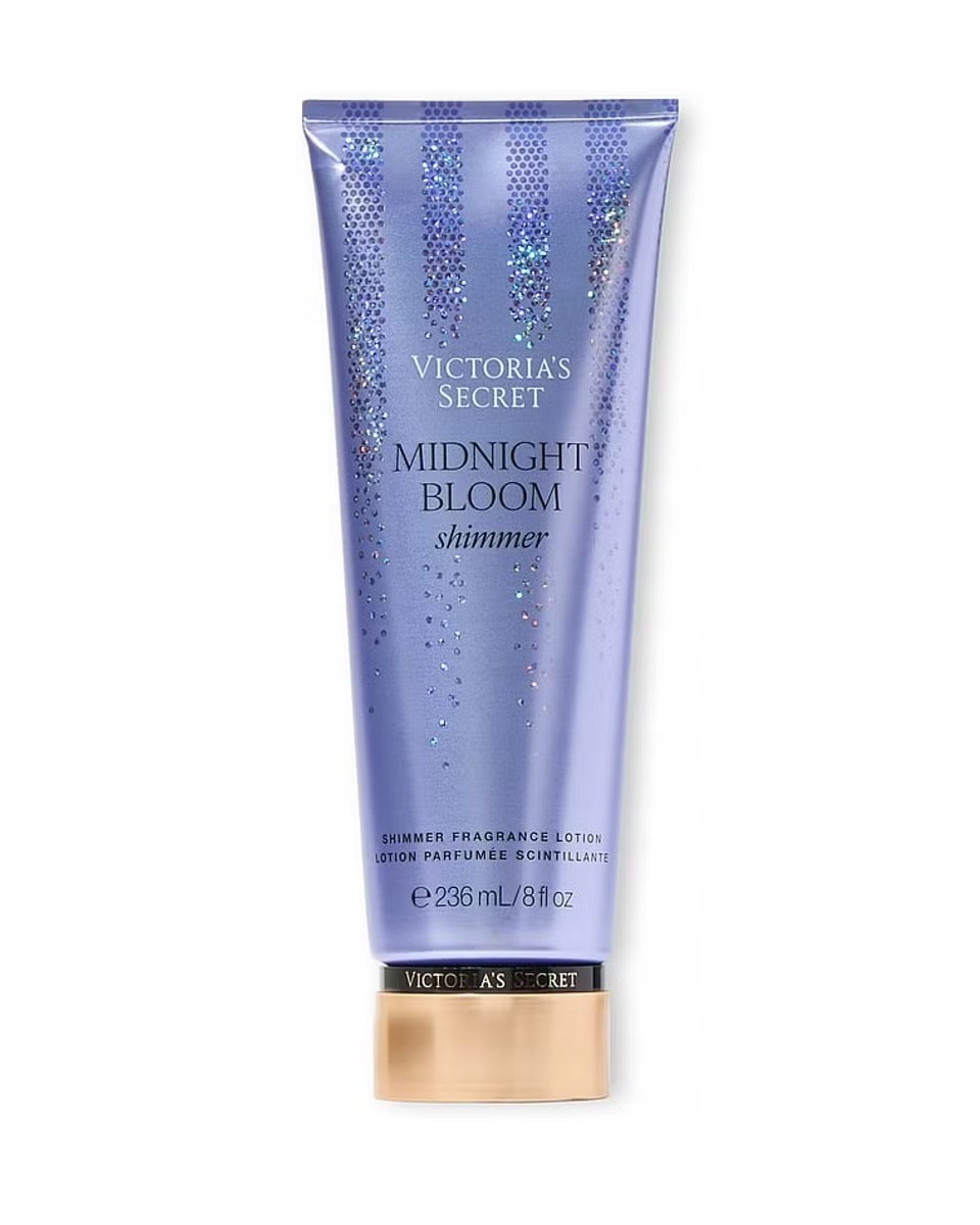 Midnight Bloom Shimmer mleczko do ciała z brokatem dla kobiet