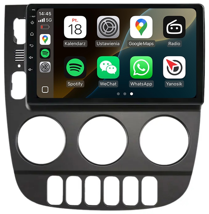 Mercedes ML W163 Nejnovější Android Carplay Rádio Navigace