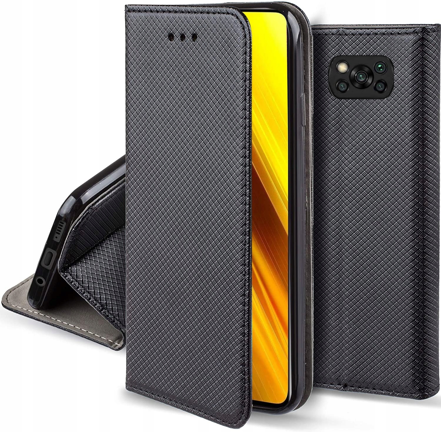 

Etui Magnet na Xiaomi Poco X3 X3 Pro +szkło