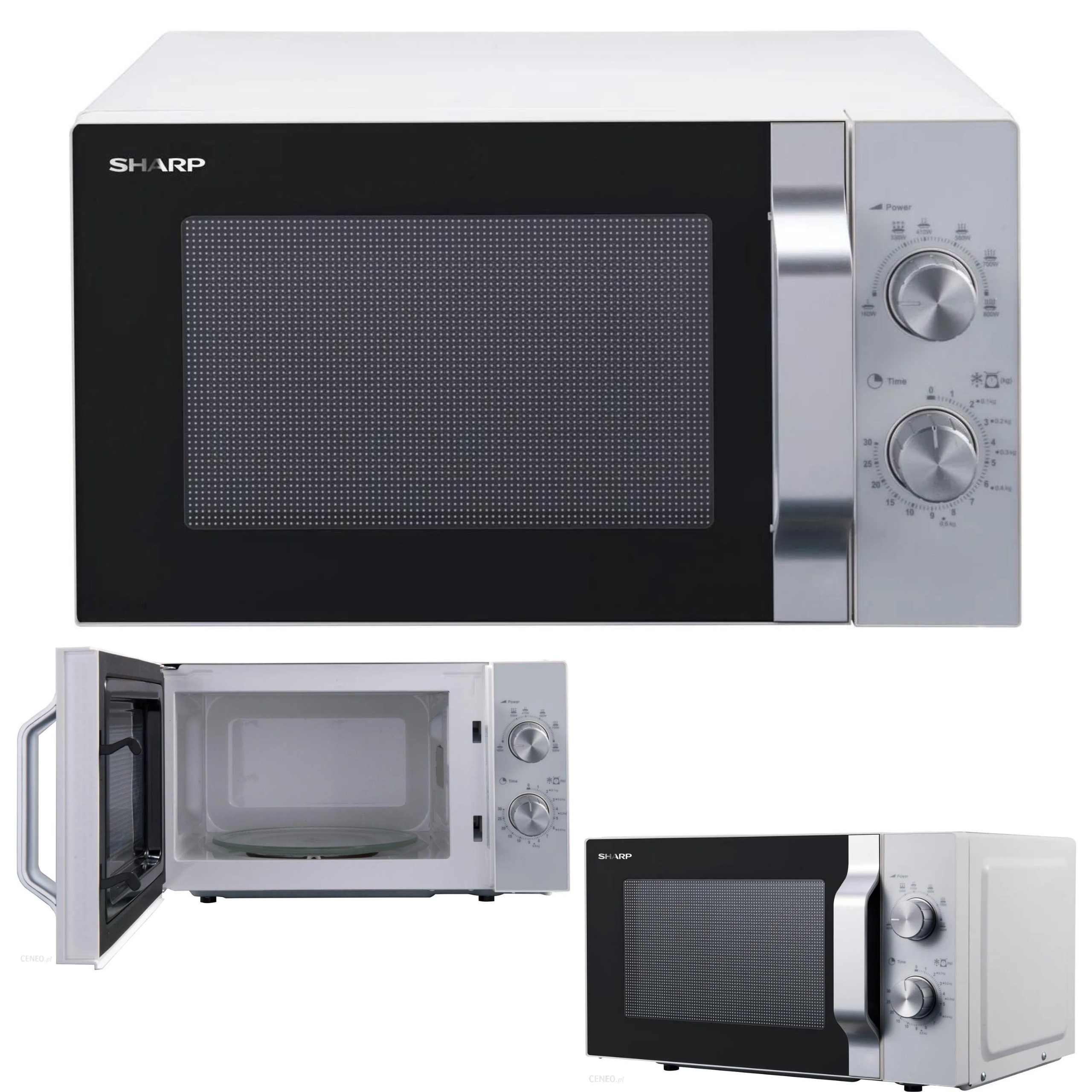 Volně stojící mikrovlnná trouba Sharp R204WA