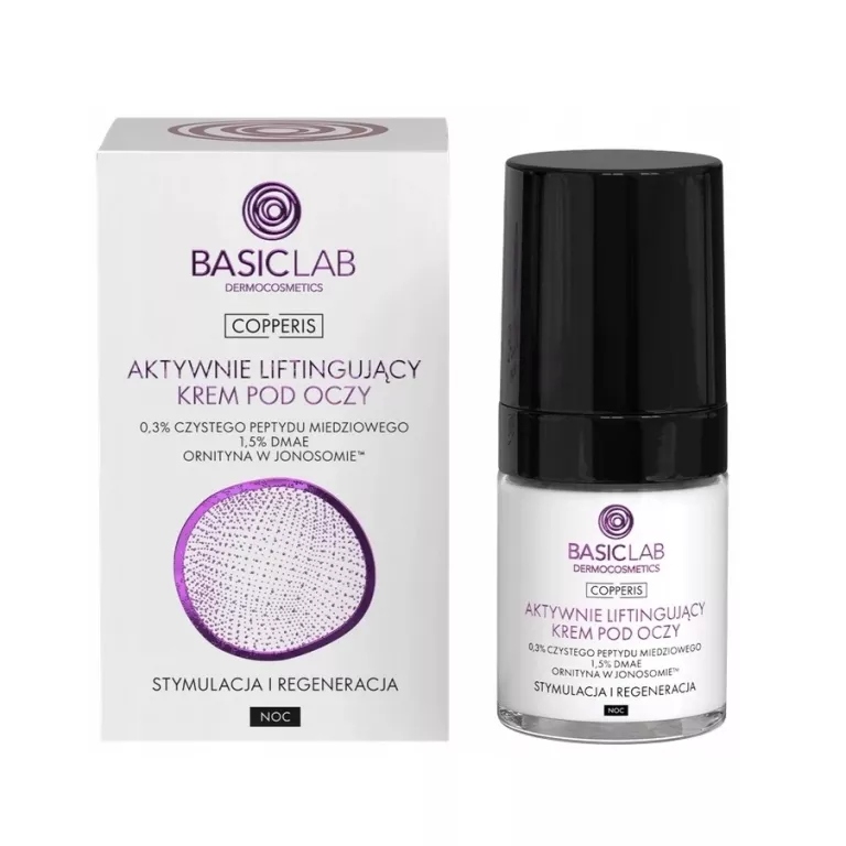 Basiclab Dermocosmetics Copperis Liftingujący Krem Pod Oczy Na Noc 18 ML