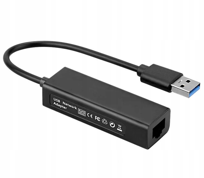 Usb 3.0 Adaptér Síťová Karta Lan Gigabit RJ45 1000MB Ns Switch a další