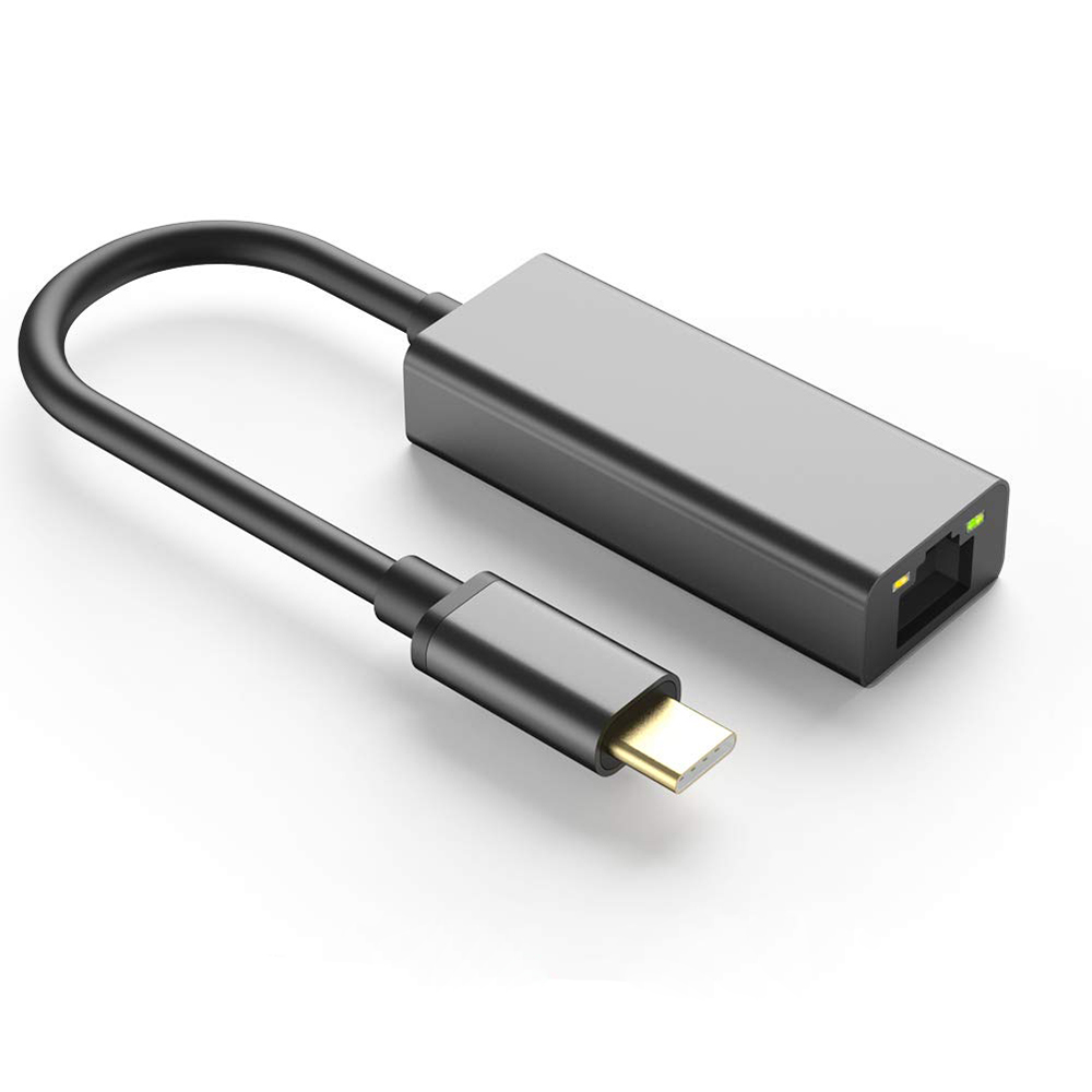 Adapter Usb-c na gniazdo RJ45 SPU-A04 czarny