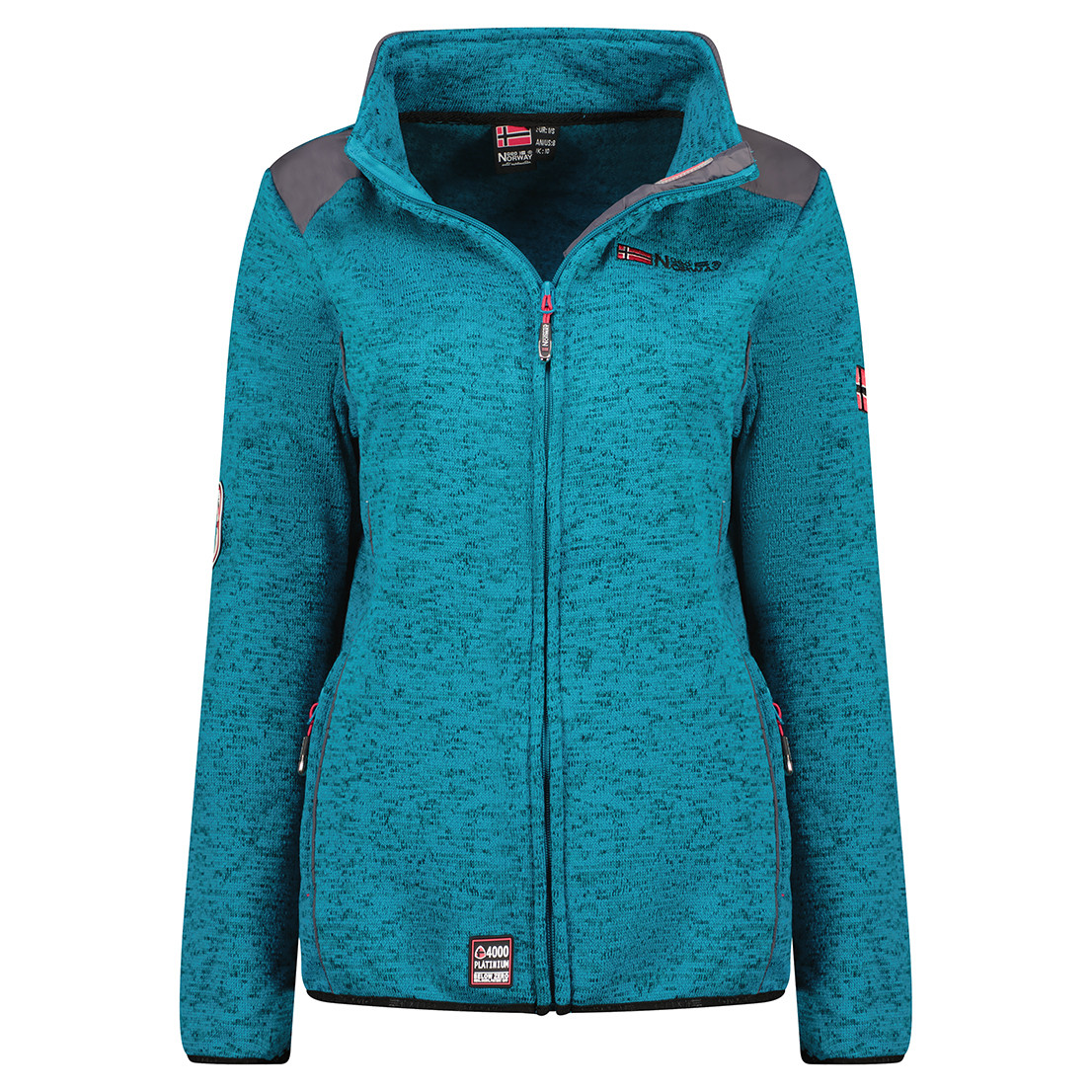 Geographical Norway mikina dámská Tourbillone Lady S tyrkysová