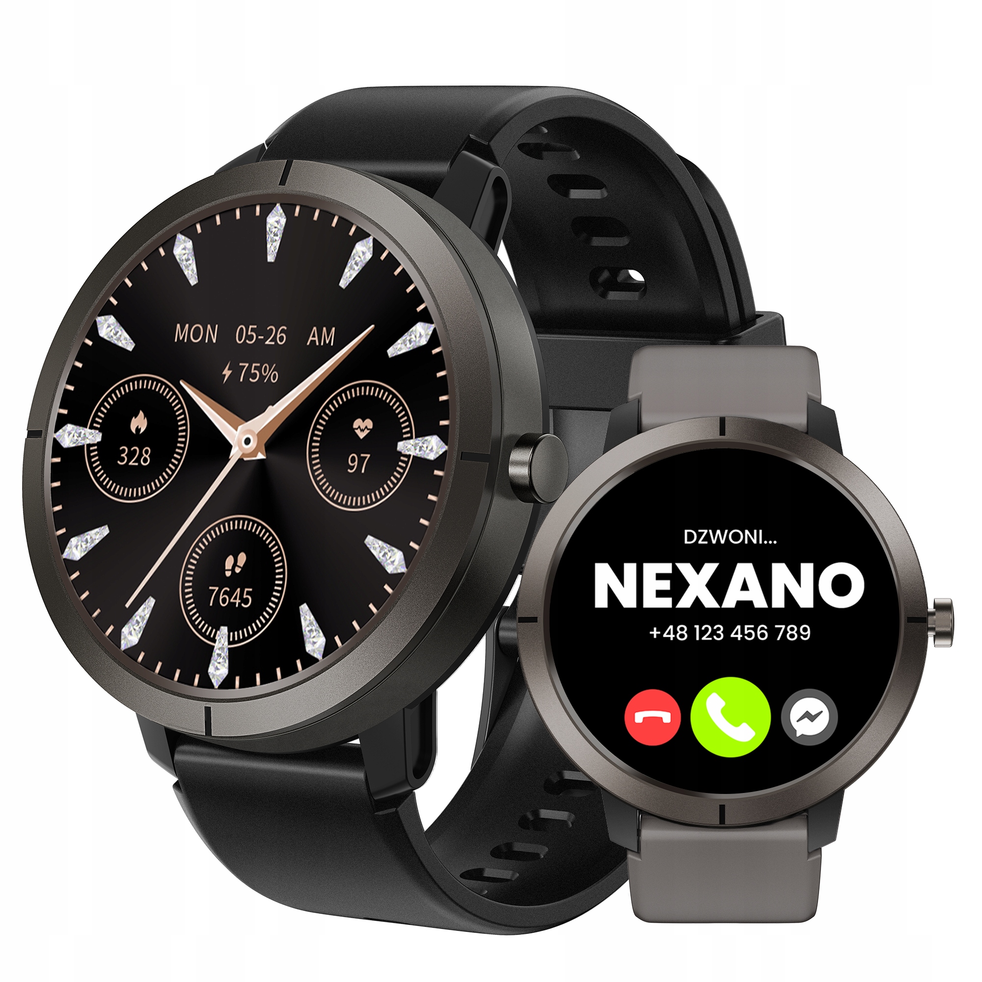 Smartwatch Damski Wodoodporny Zegarek Menu Pl Gps Amoled Puls Sport 4 Paski