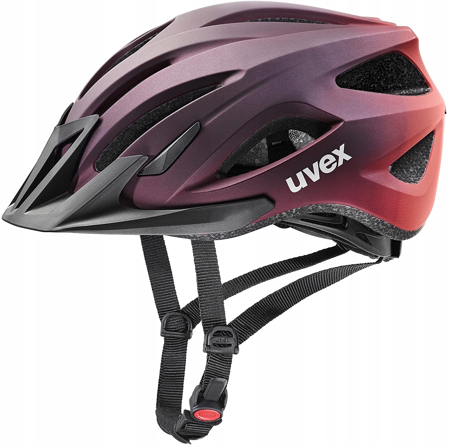 Kask rowerowy damski Uvex Viva plum grapefruit mat 52-57 S/m