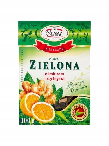 Levně 8 x Malwa Čaj se zázvorem a citronem 100 g
