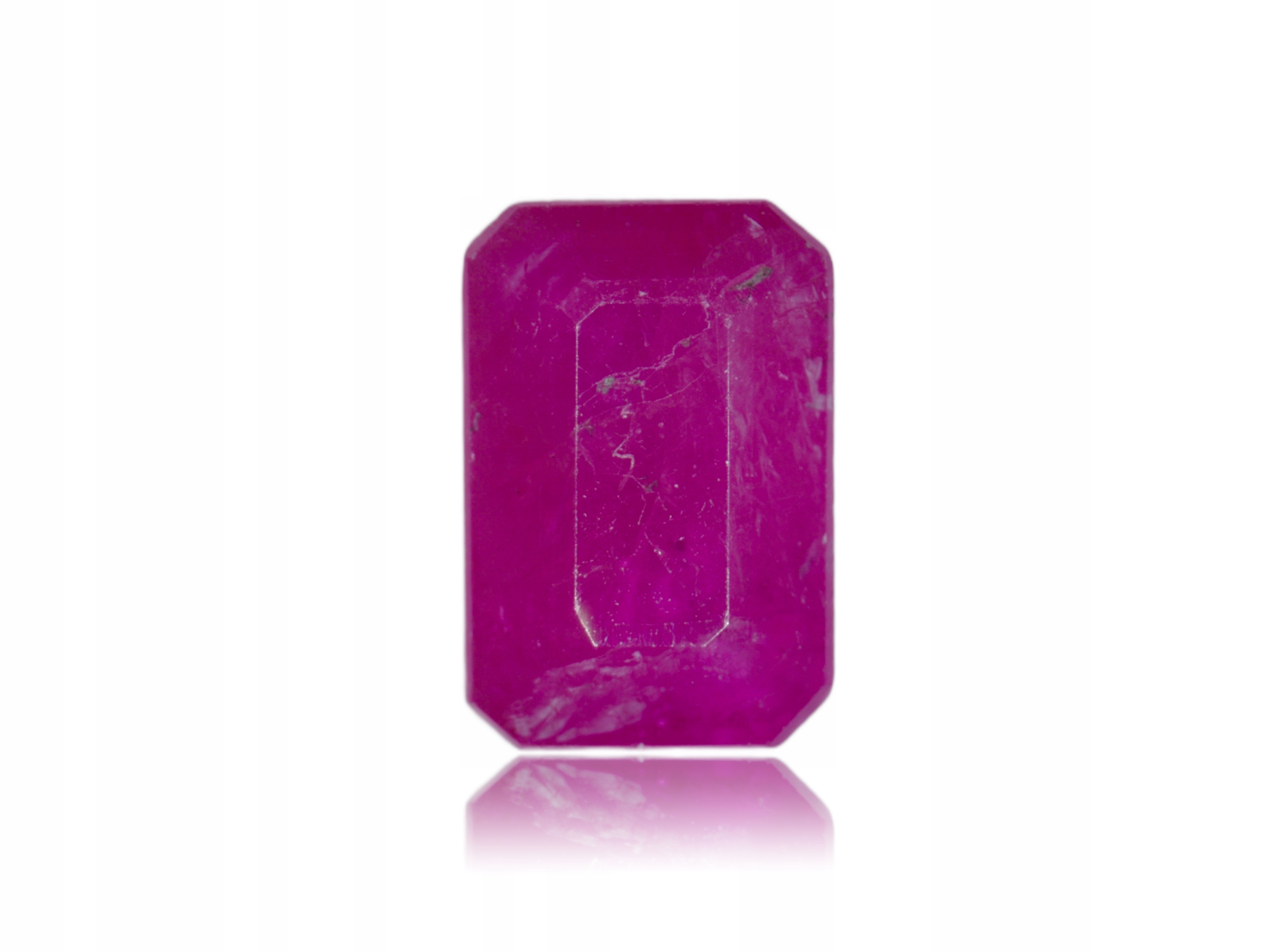 Rubín 0.60ct Osmiúhelník Myanmar eCertifikát Wbd