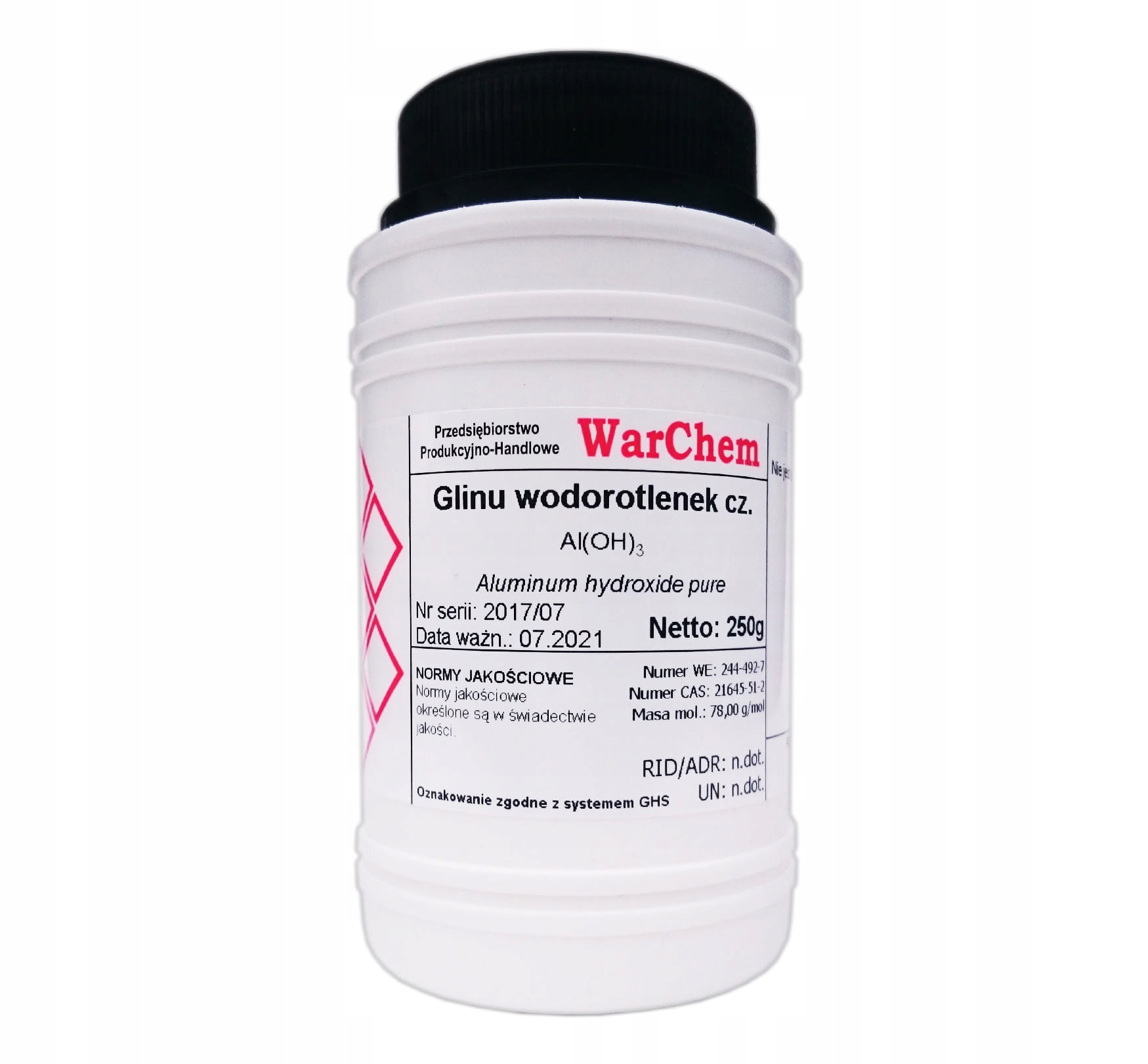 

Wodorotlenek Glinu czysty 250g