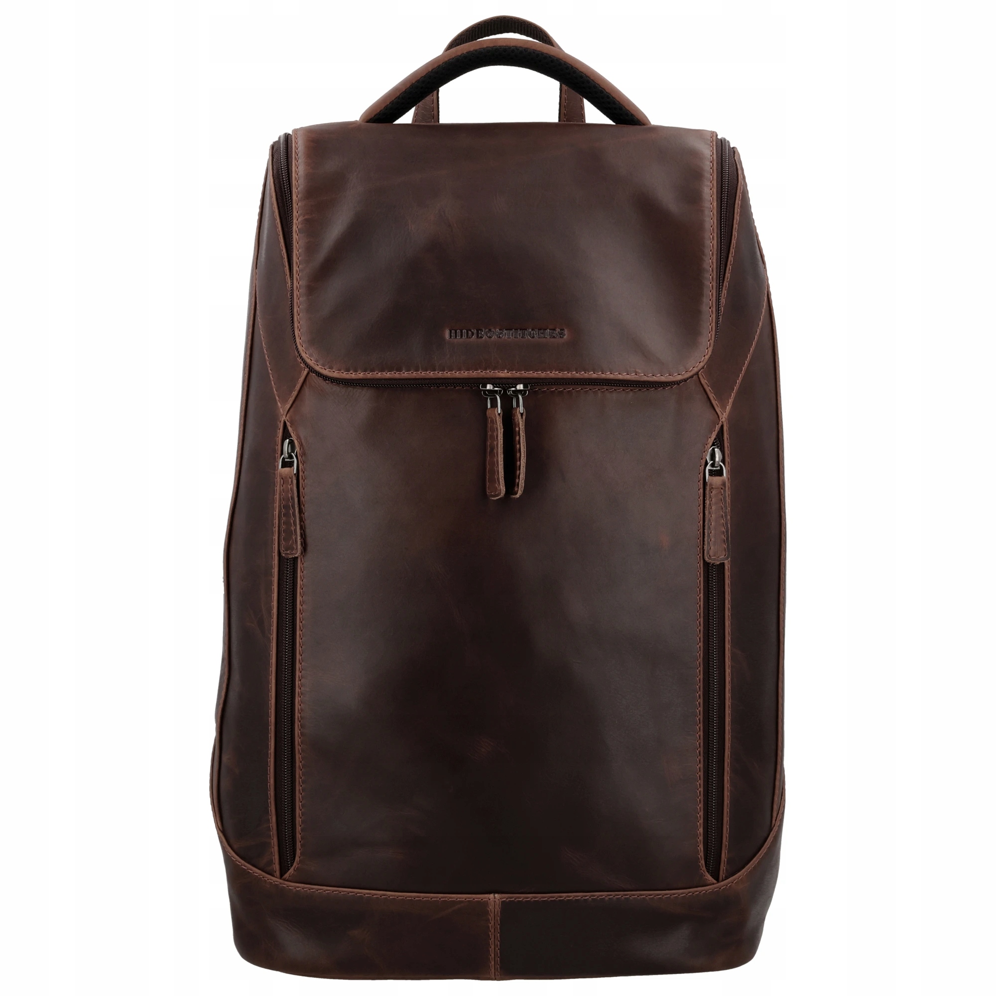 Kožený batoh Hide & Stitches Japura 18,5 L hnědý 46x29x14 cm