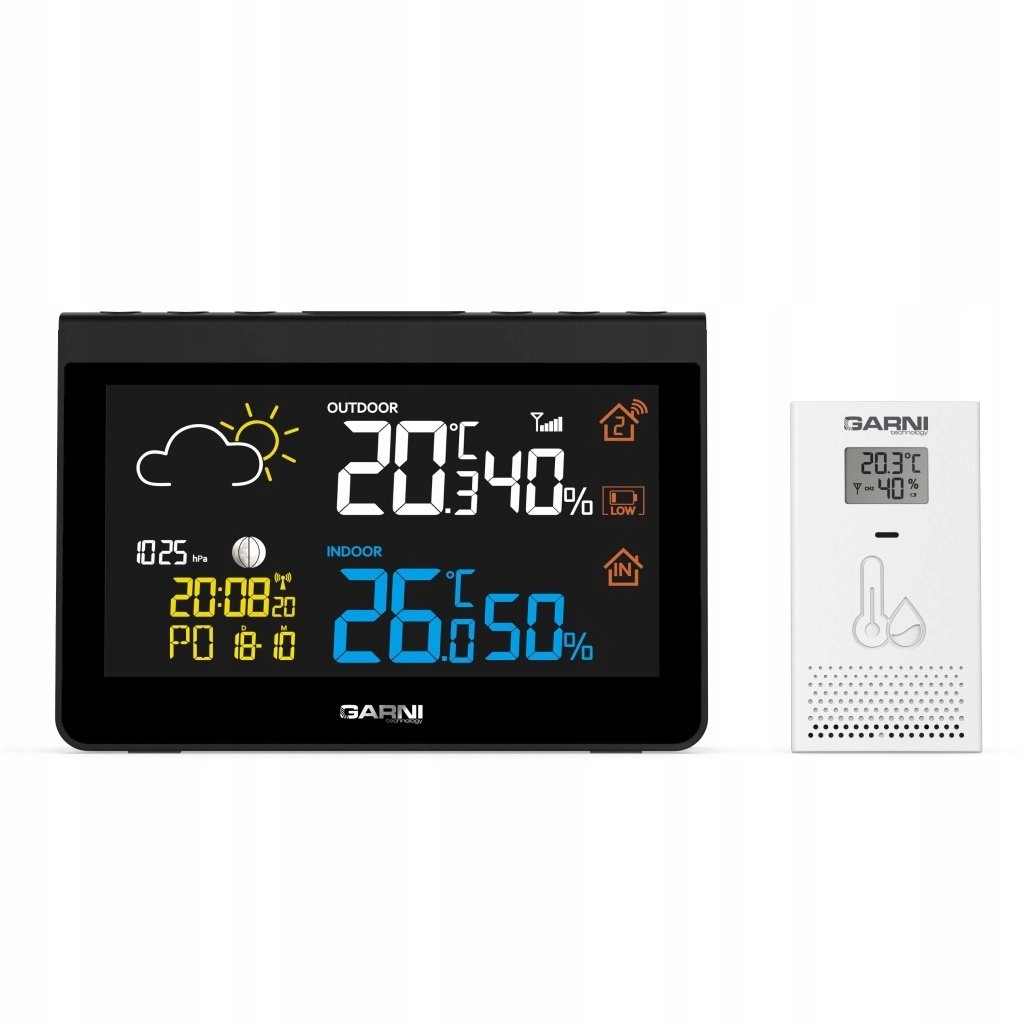 Garni 612 Precise v bezdrôtová meteorologická stanica s