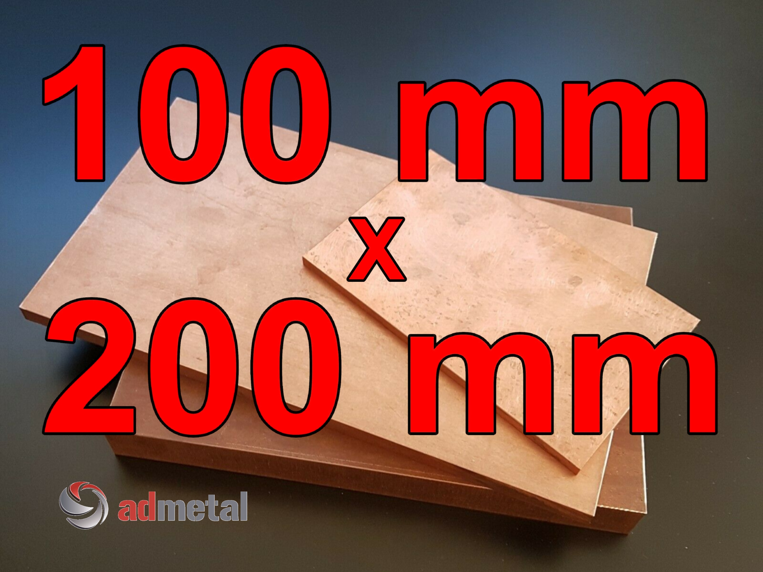 Blacha miedziana 5mm M1Ez4 dostępne warianty