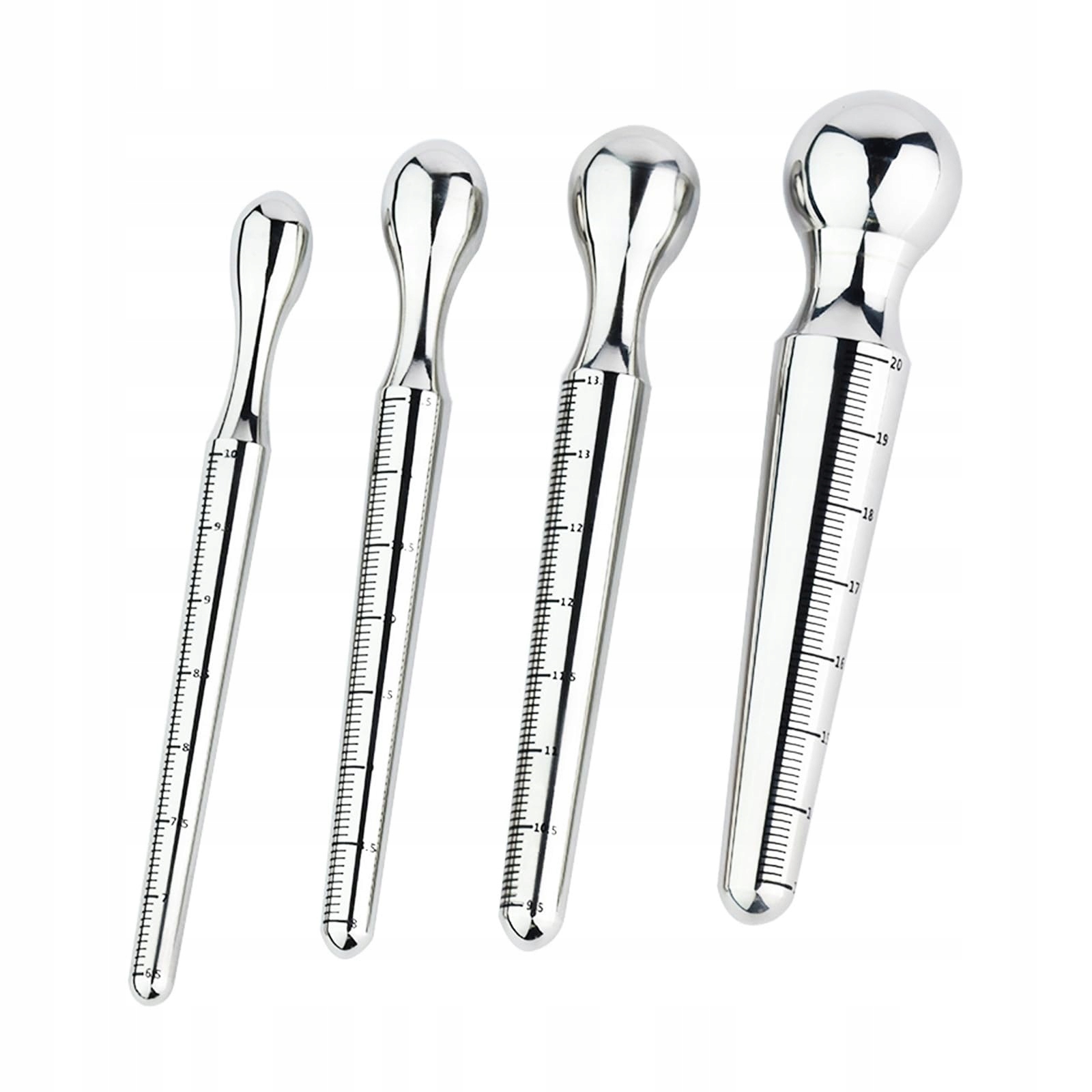 EDELSTAHL Metalowy Dilator Penisowy Do Stymulacji Uretralnej Dla Mężczyzn — miniatura 7