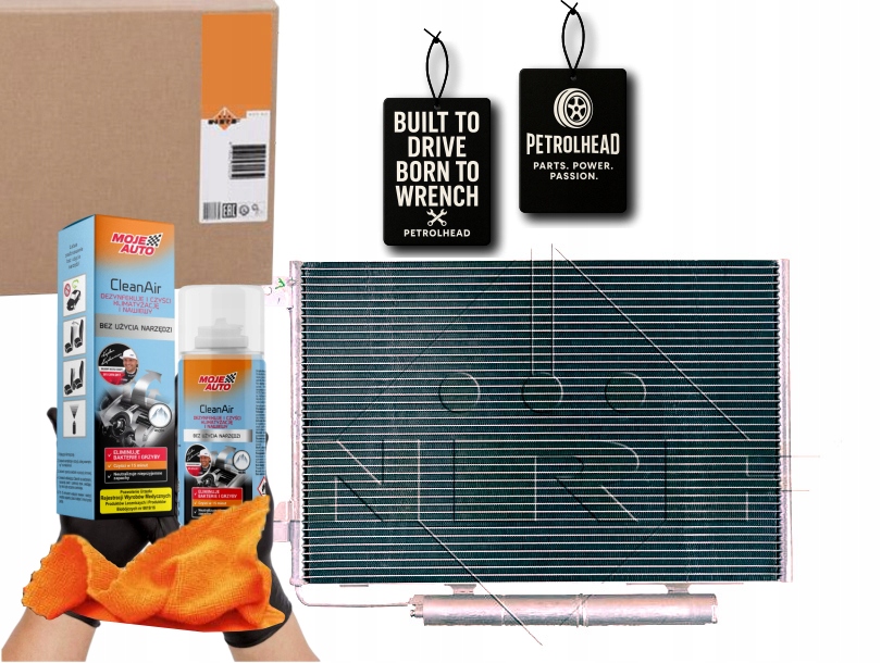 Kondenzátor Klimatizace Mercedes W169 04- Nrf #Petrolhead Pro+ Kit9