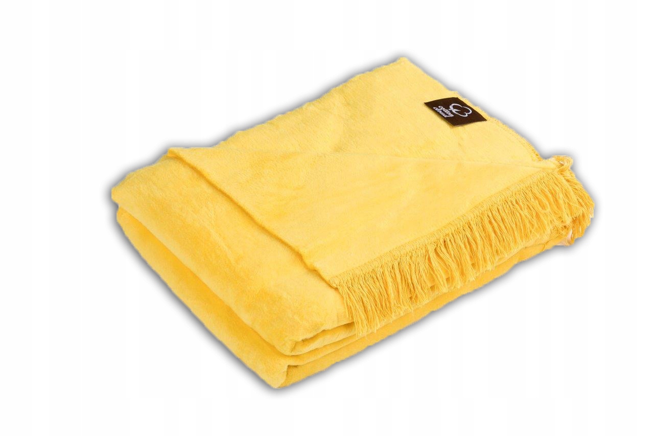 KOC BAWEŁNIANY COTTON CLOUD 150X200 ŻÓŁTY