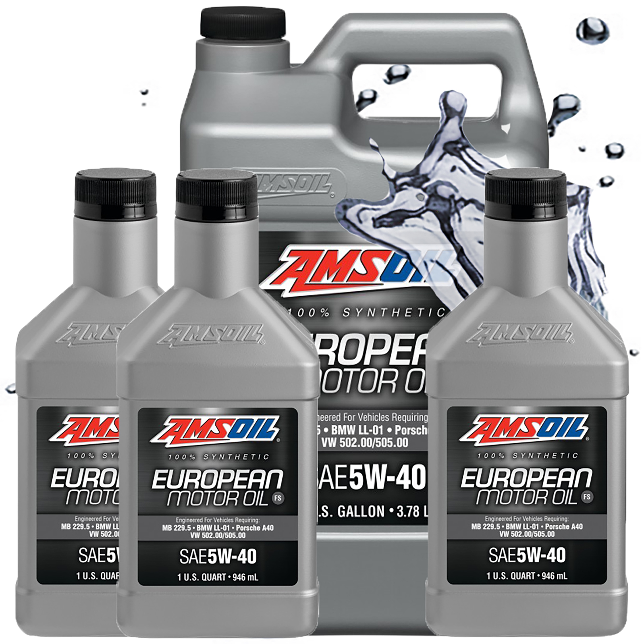 Syntetický Motorový Olej Amsoil 5V40 European Motor Oil Full Sap Efm 6,62